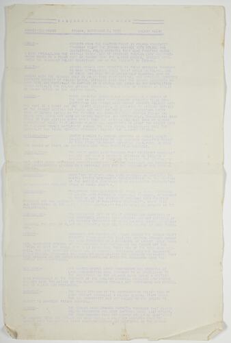 Radio Transcript - Associated Press & Mackay Radio, Outbreak of World War II, 8 Sep 1939