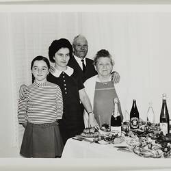 Photograph - Housewarming Party at the Toth House, Clayton, Victoria, 1 Jul 1969