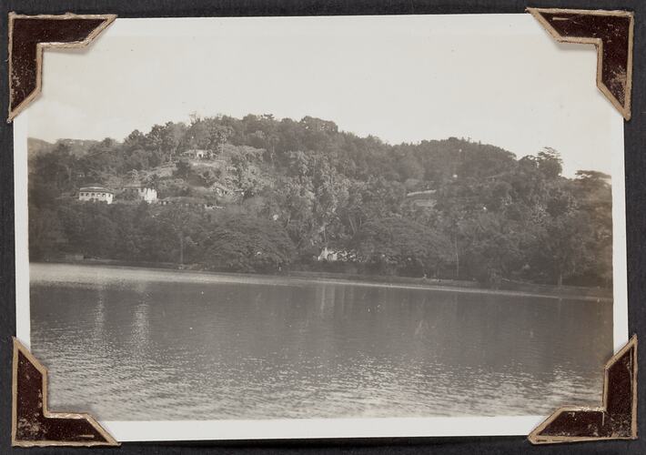 Sacred Lake, Palmer Family Migrant Voyage, Kandy, Sri Lanka, 14 Mar 1947