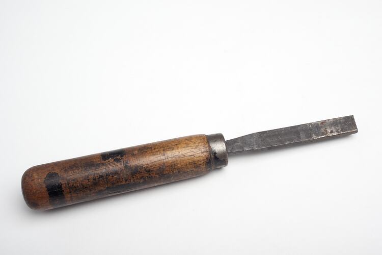 Woodturning Tool - Metal & Wood, circa 1920s-1950s