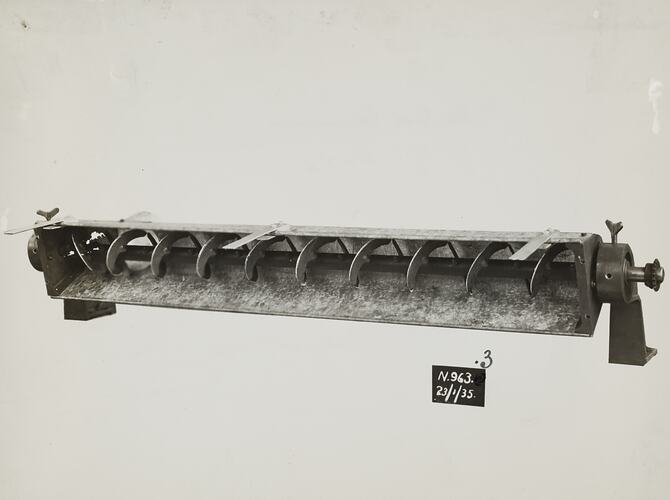 Photograph - Schumacher Mill Furnishing Works, 'Milk Roll Conveyors', Port Melbourne, Victoria, 1935