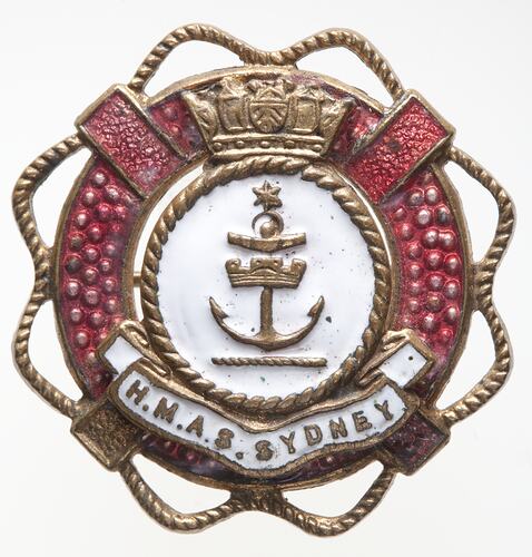 Badge - Sweetheart, HMAS Sydney (I)