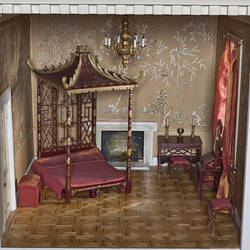 Pendle Hall Dolls House - Room 21 Chinese Bedroom