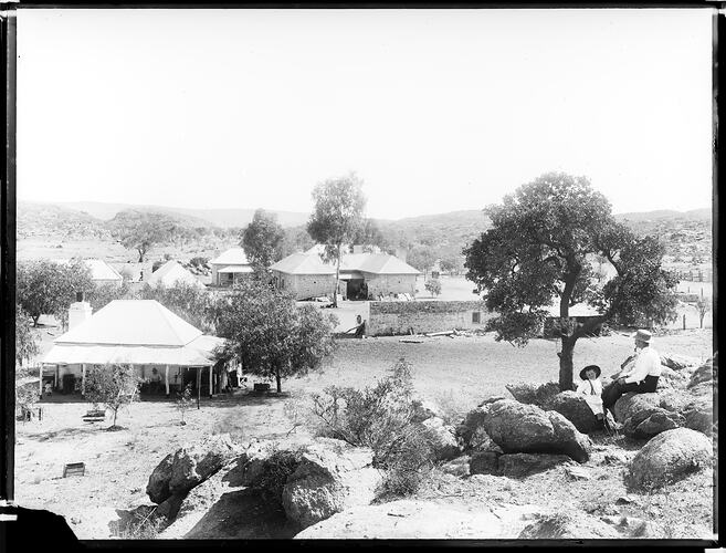 General View. Alice Springs from the North