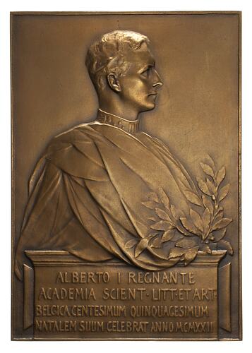 Medal - 150th Anniversary of the Academie Royal de Belgique, Belgium, 1922