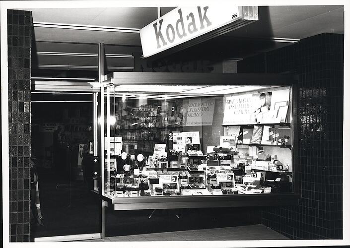 Photograph - Kodak, Shopfront Display, Launceston, Tasmania