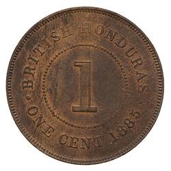 Coin - 1 Cent, British Honduras (Belize), 1885