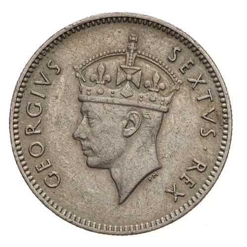 Coin - 50 Cents, British East Africa, 1948