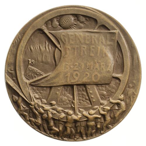 Medal - General Strike, Germany, 1920