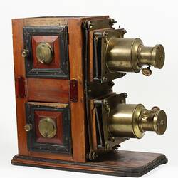 Projector - Unknown Manufacturer, Magic Lantern, Biunial, circa 1880-1910