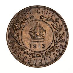 Coin - 1 Cent, Newfoundland, 1913