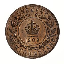 Coin - 1 Cent, Newfoundland, 1909
