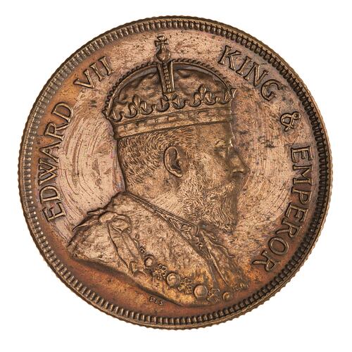 Coin -  1 Cent, Straits Settlements, 1904