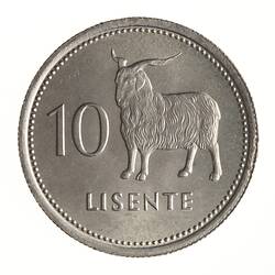 Coin - 10 Lisente, Lesotho, 1979