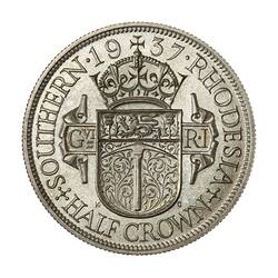 Proof Coin - 1/2 Crown, Southern Rhodesia, 1937