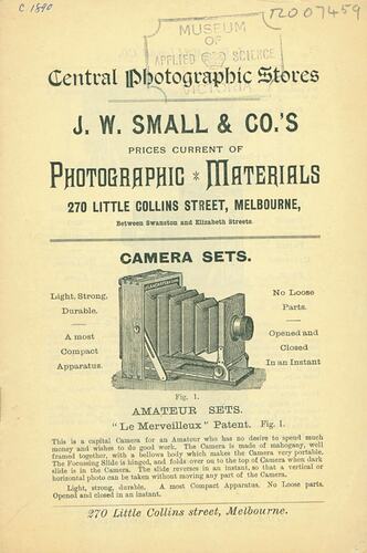 J.W. Small Photographic Supplies