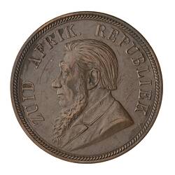 Coin - 1 Penny, South Africa, 1892