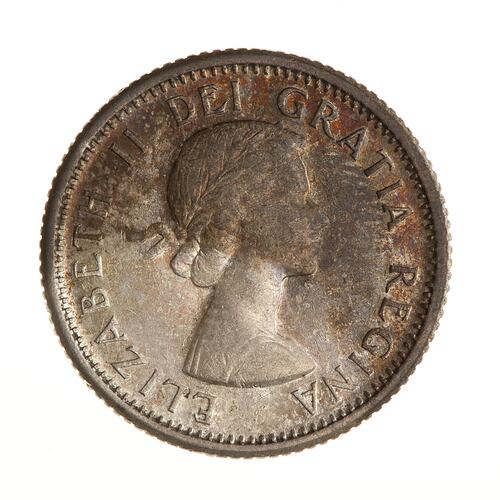 Coin - 10 Cents, Canada, 1959