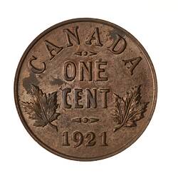 Coin - 1 Cent, Canada, 1921