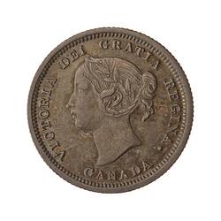 Coin - 5 Cents, Canada, 1870