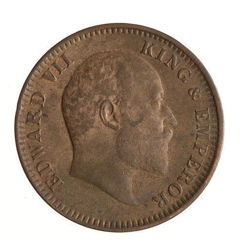 Coin - 1/4 Anna, India, 1906