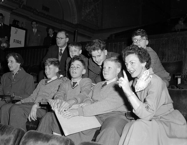Theatre Audience, Melbourne, Victoria, 1953