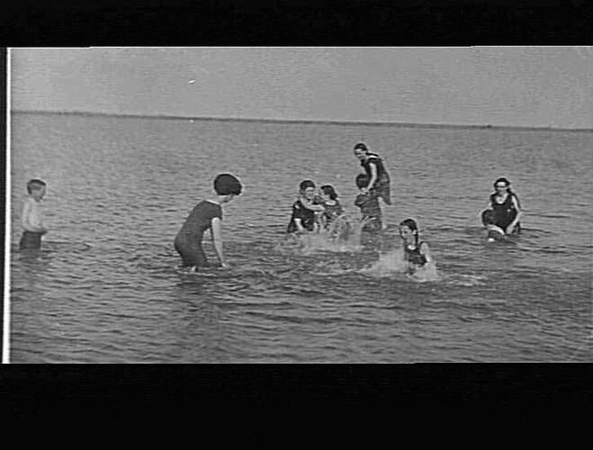 LAKE BOGA - STATE SCHOOL EXCURSION - CHILDREN PLAYING IN WATER