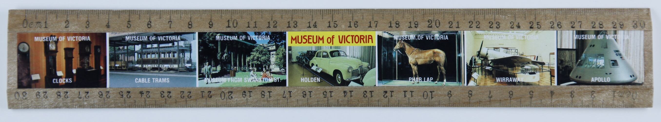 Ruler - Museum of Victoria, Wood, circa 1980
