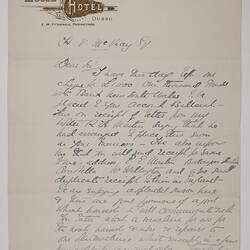 Letter - L. L. Martin to H.V. McKay, 12 Jun 1901