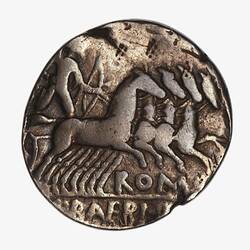 Coin - Denarius, Marcus Baebius, Ancient Roman Republic, 137 BC