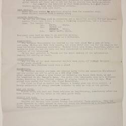 Newsletter - Southern Cross Camp, Ballarat Girl Guides Groups, Lucy Hathaway, 1960s