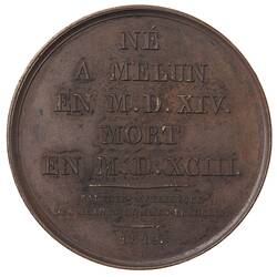 Medal - Jacques Amyot, France, 1819