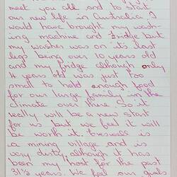 Letter - To Mr & Mrs Ward from Hazel and Ray Selby, Worksop, England, post 1962