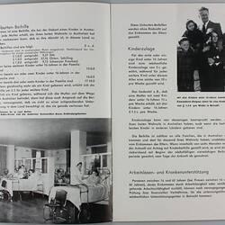 Booklet - 'Wissenswertes uber Soziale Leistungen in Australien', Commonwealth of Australia, Jul 1958