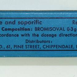 Packet - Drug, Bromural (Bromoisovalerylcarbamide), Knoll A.G. Chemical Works, circa 1950