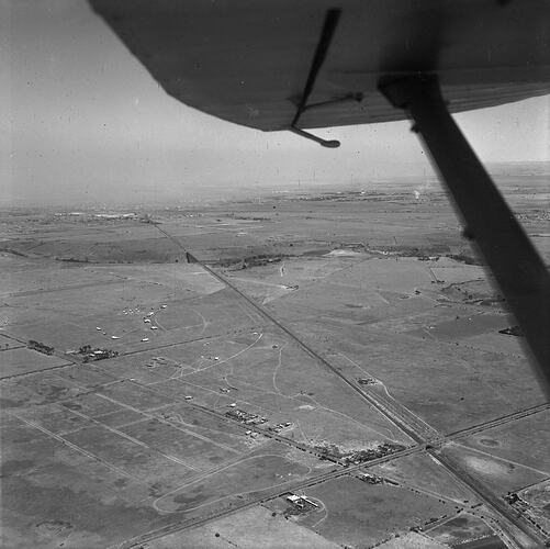 Negative - Aerial View of Keilor & Surrounding Area, Victoria, 06 Dec 1955