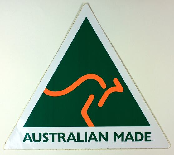 Sticker - Green & Gold Australian Made Logo