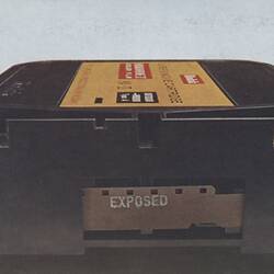 Magazine Clipping - Super 8 Movie Cartridge, 'Exposed', circa 1974