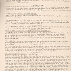 Bulletin - 'Kodak Staff Service Bulletin', No 2, 16 Aug 1941