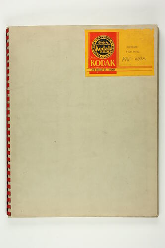 Scrapbook - Kodak Australasia Pty Ltd, 'Showcard File Book, Pre-War', Abbotsford, circa 1930s