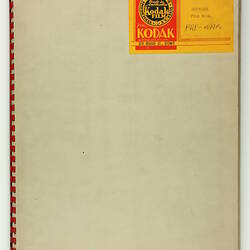 Scrapbook - Kodak Australasia Pty Ltd, 'Show Card File Book, Pre-War', Abbotsford, Victoria, circa 1930s