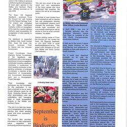 Newsletter - Mallee Catchment Management Authority, 'Catchment News', Vol. 1, Issue 8, Jul-Sep 2006