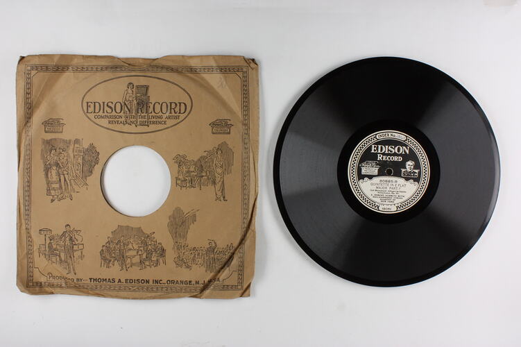 Disc Recording - Edison, Double-Sided, 'Quintette in E Flat Major Part 1' and 'Quintette in E Flat Major, Part 2', 1927-1929