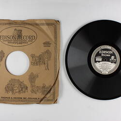Disc Recording - Edison, Double-Sided, 'Quintette in E Flat Major Part 1' and 'Quintette in E Flat Major, Part 2', 1927-1929
