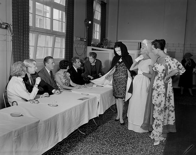 Australian Wool Board, Judging Panel, Flemington, Victoria, 24 Nov 1959