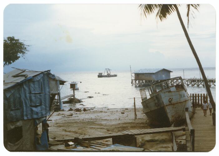 Radio Station, Refugee Camp, Pulau Bidong, Malaysia, Apr 1981