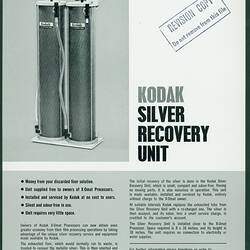 Publicity Flyer - Kodak (Australasia) Pty Ltd, 'X-Omat Film Feeder', Jun 1966