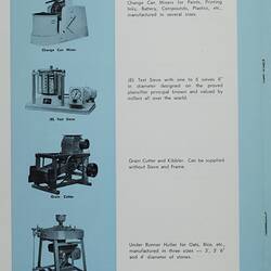 Page with photo images and printed descriptive text.