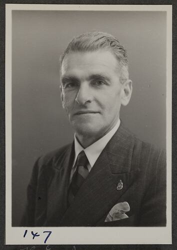 Portrait of H.E. Swan, Department of Civil Aviation