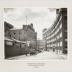Kodak Australasia Pty Ltd, Kodak Factory, Southampton Crescent Street View, Abbotsford, circa 1940s